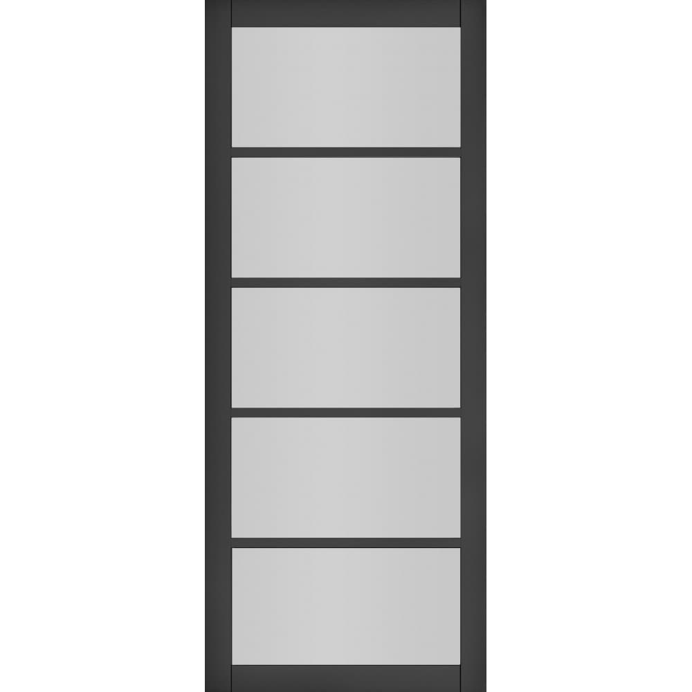 Deanta Shoreditch Black Prefinished Glazed 1981mm x 610mm x 35mm