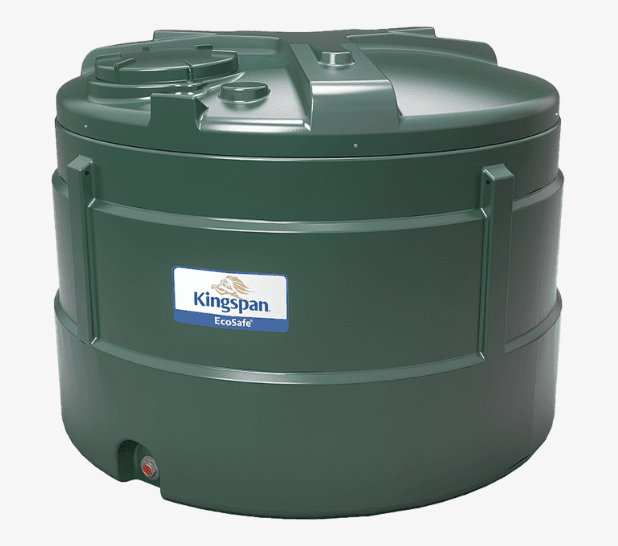 2500L Vertical Kingspan EcoSafe Bunded Oil Tank | ESV2500