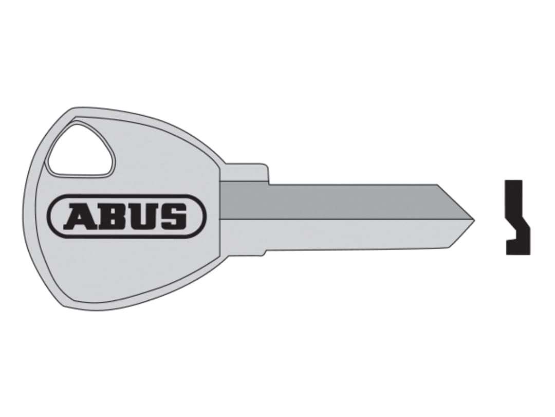 ABUS Mechanical 65/30 30mm Old Profile Key Blank 10002688-01