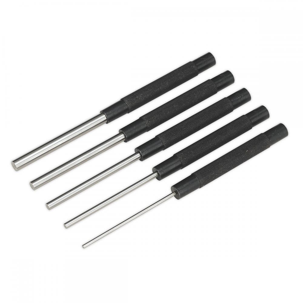 Sealey AK9124 Parallel Pin Punch Set 5Pc Long Pattern