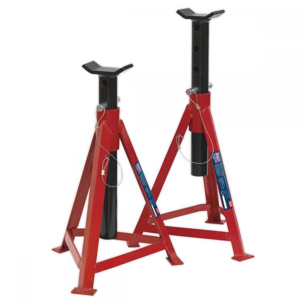 Sealey AS3000 Axle Stands (Pair) 2.5 Tonne Capacity Per Stand Medium Height