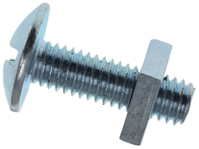 Metalmate® MEMRBN0620 Roofing Bolt & Nut Zp M6 X 20Mm (Box 50)