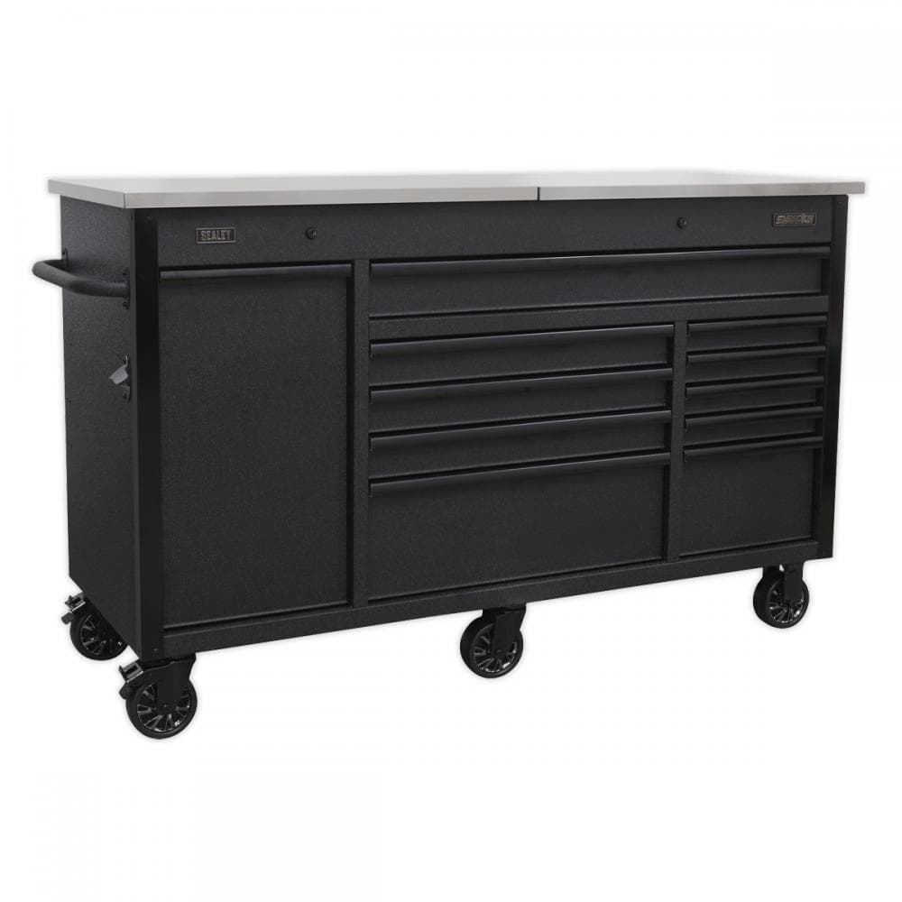 Sealey AP6310BE Mobile Tool Cabinet 1600Mm With Power Tool Charging Drawer