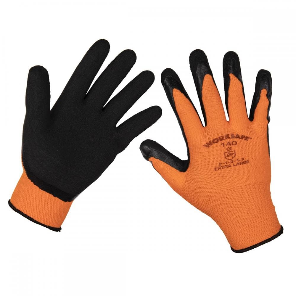 Sealey 9140XL Foam Latex Gloves (X-Large) - Pair