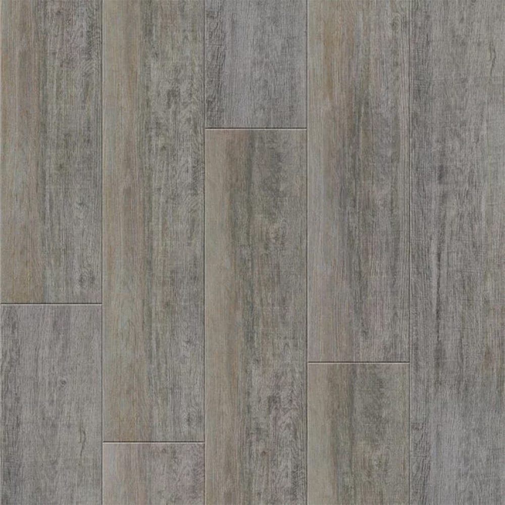 Polyflor Expona Design Wood PUR Luxury Vinyl Tiles Silvered Driftwood 1219.2mm x 203.2mm - Pack of 14 (3.47m2)