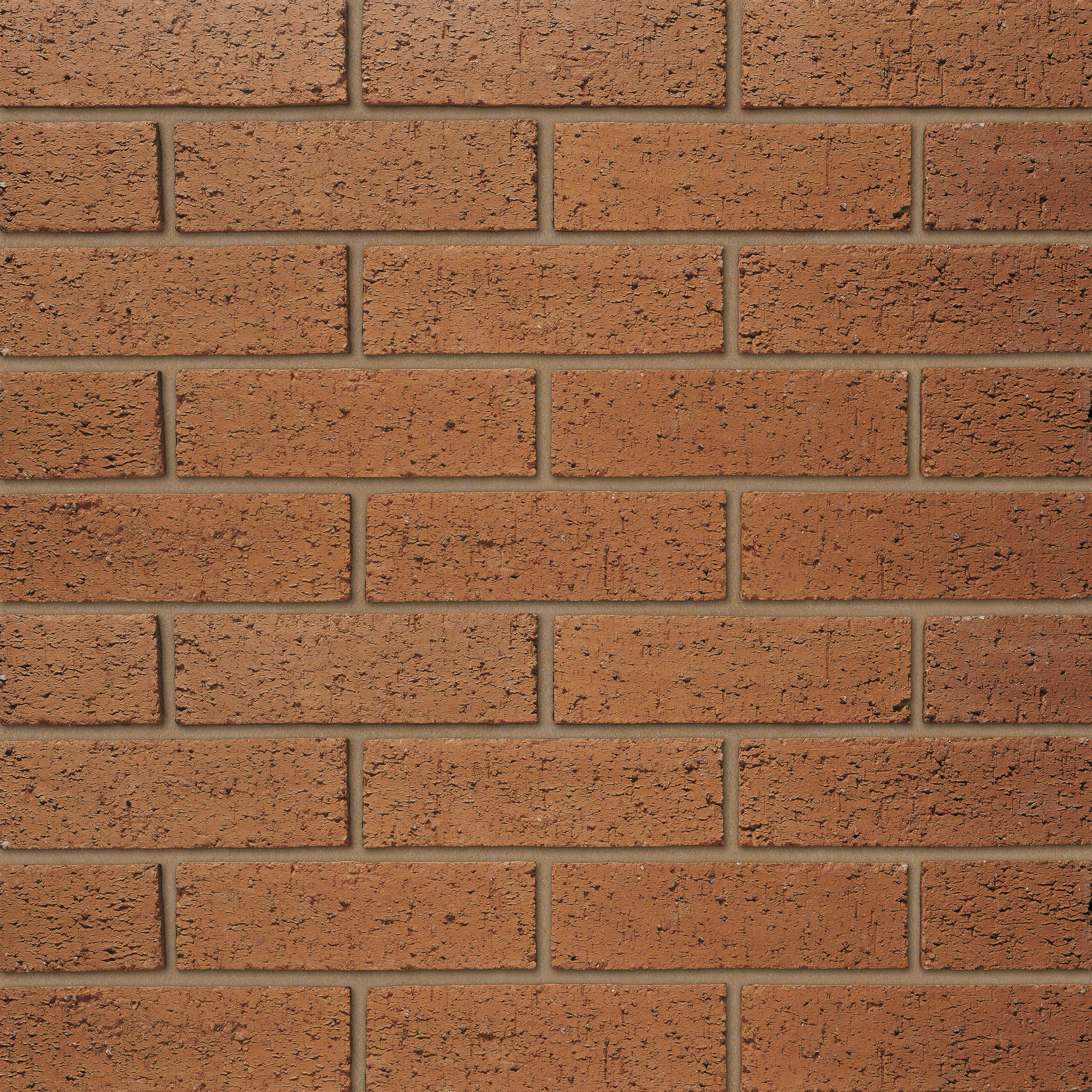Ibstock Red Throckley Mixed Textured Brick - Pack of 500, Size: 215x102.50x73mm