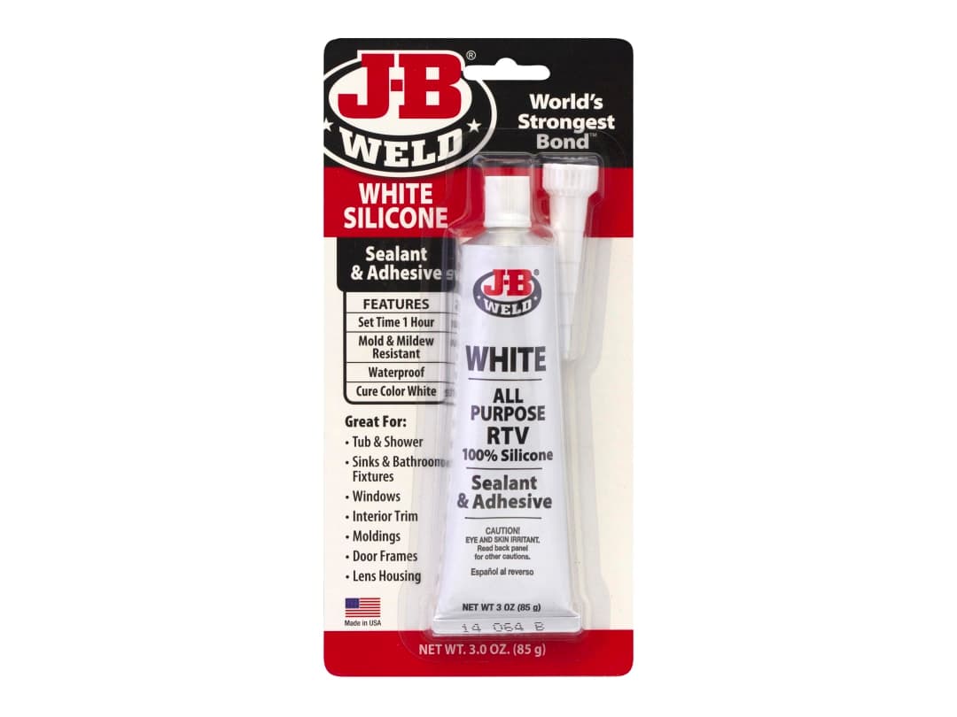 J-B Weld Silicone Sealant & Adhesive White 85g JB31312