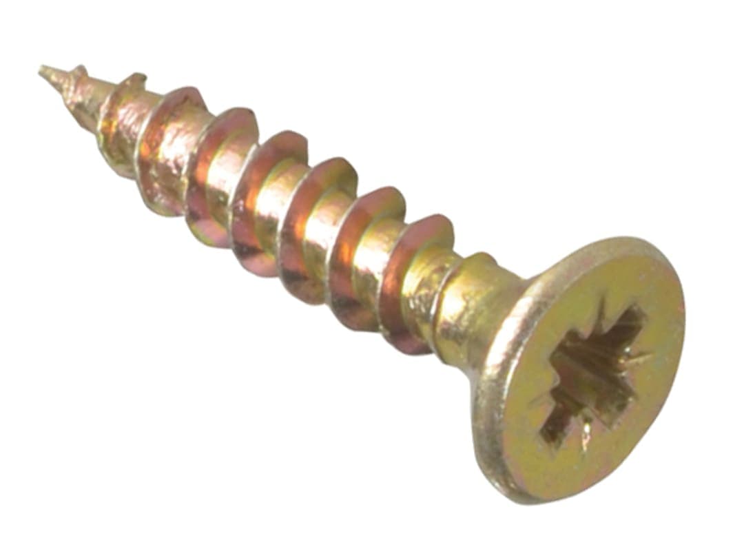 ForgeFix Multi-Purpose Pozi Compatible Screw CSK ST ZYP 3.0 x 17mm Box 200 MPS317Y