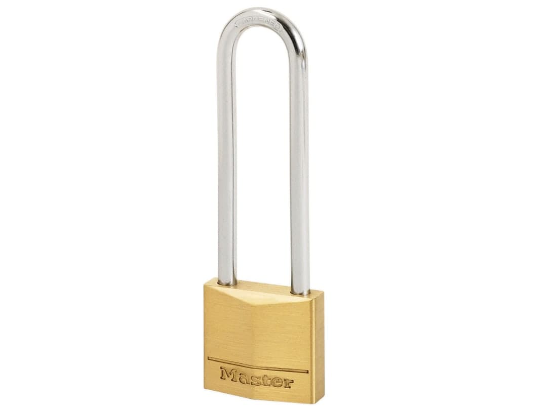 Master Lock Solid Brass 50mm Padlock 5-Pin - 64mm Shackle 150EURDLJ