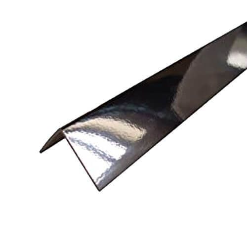 PBSL Group Internal Wall Panel Rigid Angle Trim - 2400mm Chrome - For 10mm Bathroom/ Kitchen/ Ceiling Panels