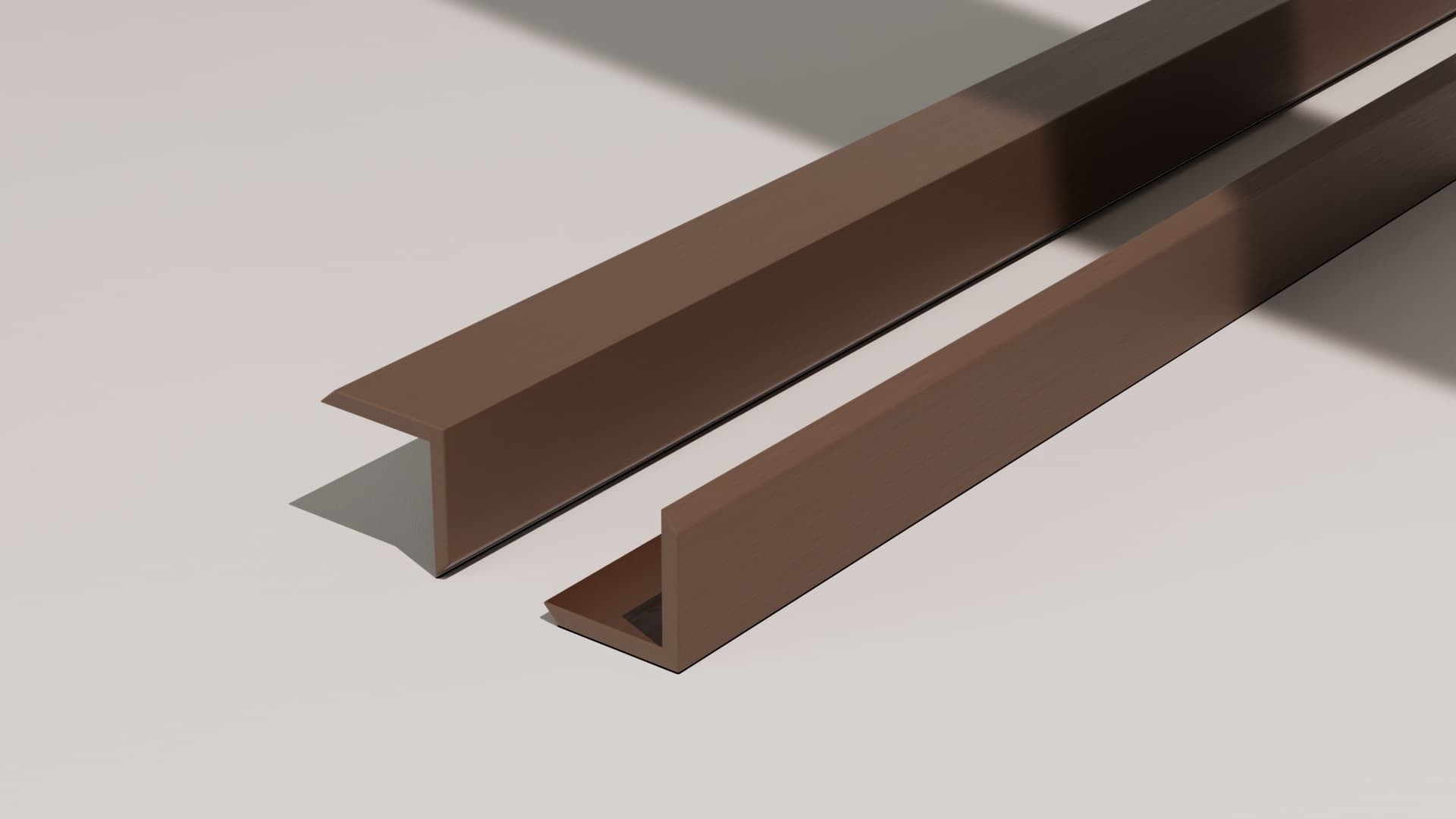 4m Edge Trim – Walnut Brown