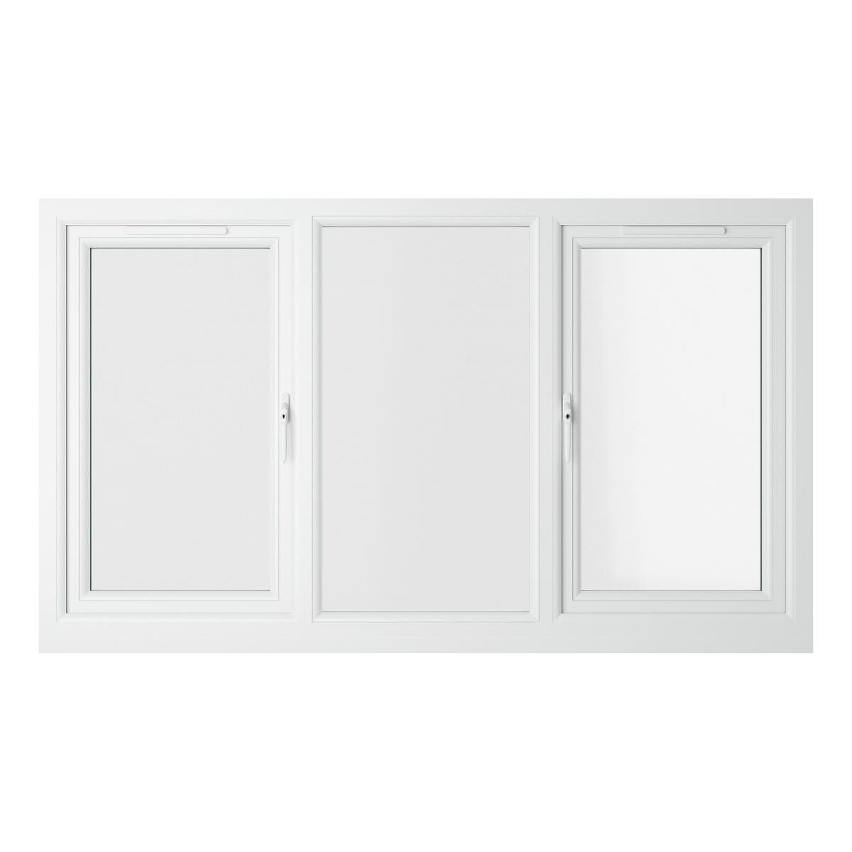 uPVC White Double Glazed Window - Left & Right Handed - Side Hung - Clear Glass - 1770 x 1115mm