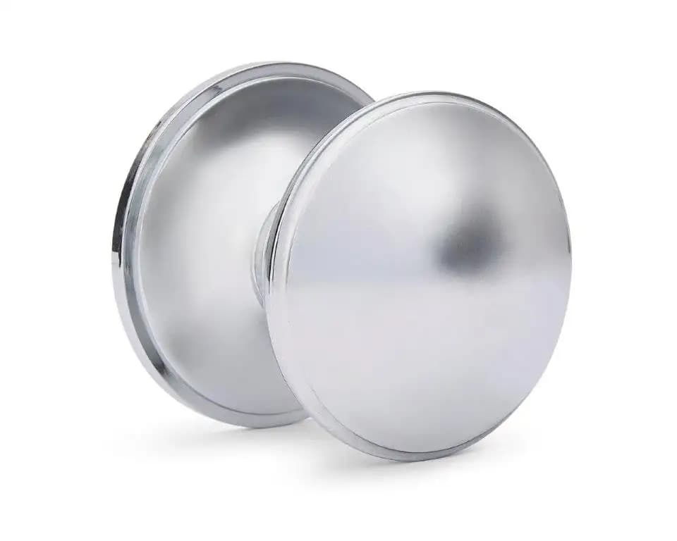 Ringed Centre Door Knob - 75mm - Chrome Plated - Designer Levers