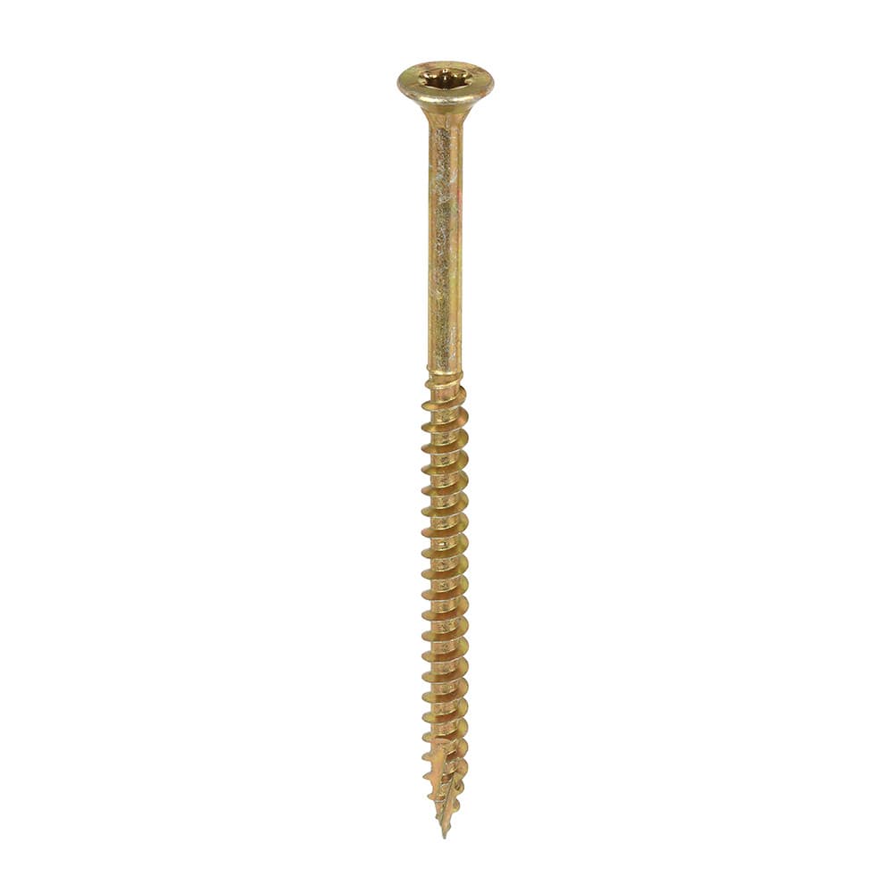 Timco 45080C2C C2 Clamp-Fix Multi-Purpose Premium Screws - Tx - Double Countersunk - Yellow 4.5 X 80 Box 200