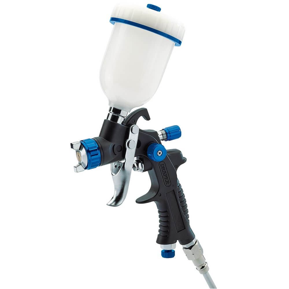 Draper 09709 Gravity Feed Hvlp Composite Body Air Spray Gun 100Ml each