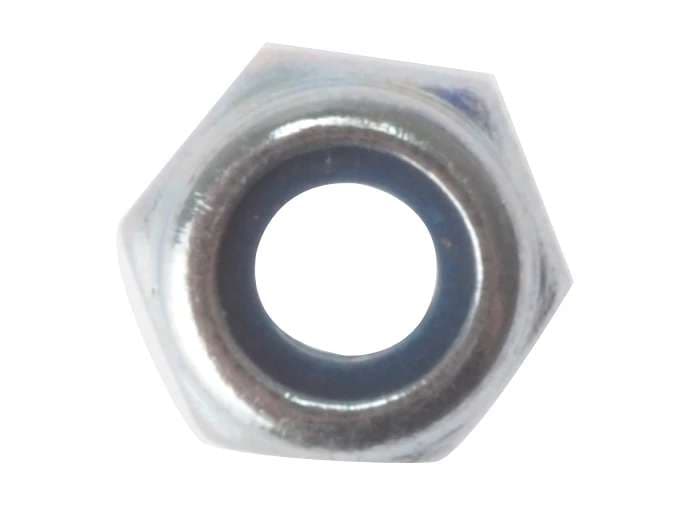Fandf 50NYLOC10 Hexagonal Nuts With Nylon Inserts - Zinc Plated M10 (Bag Of 50)
