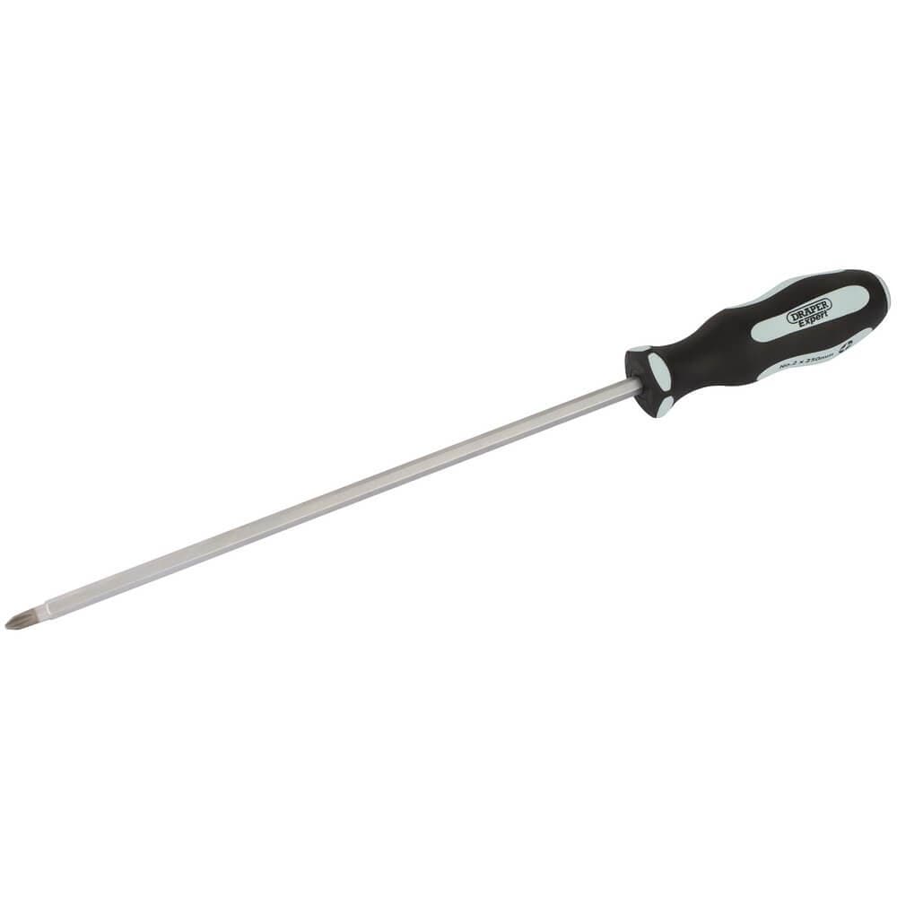 Draper Expert 63595 ftPound Thruft Cross Slot Soft Grip Screwdriver No.2 X 250Mm each