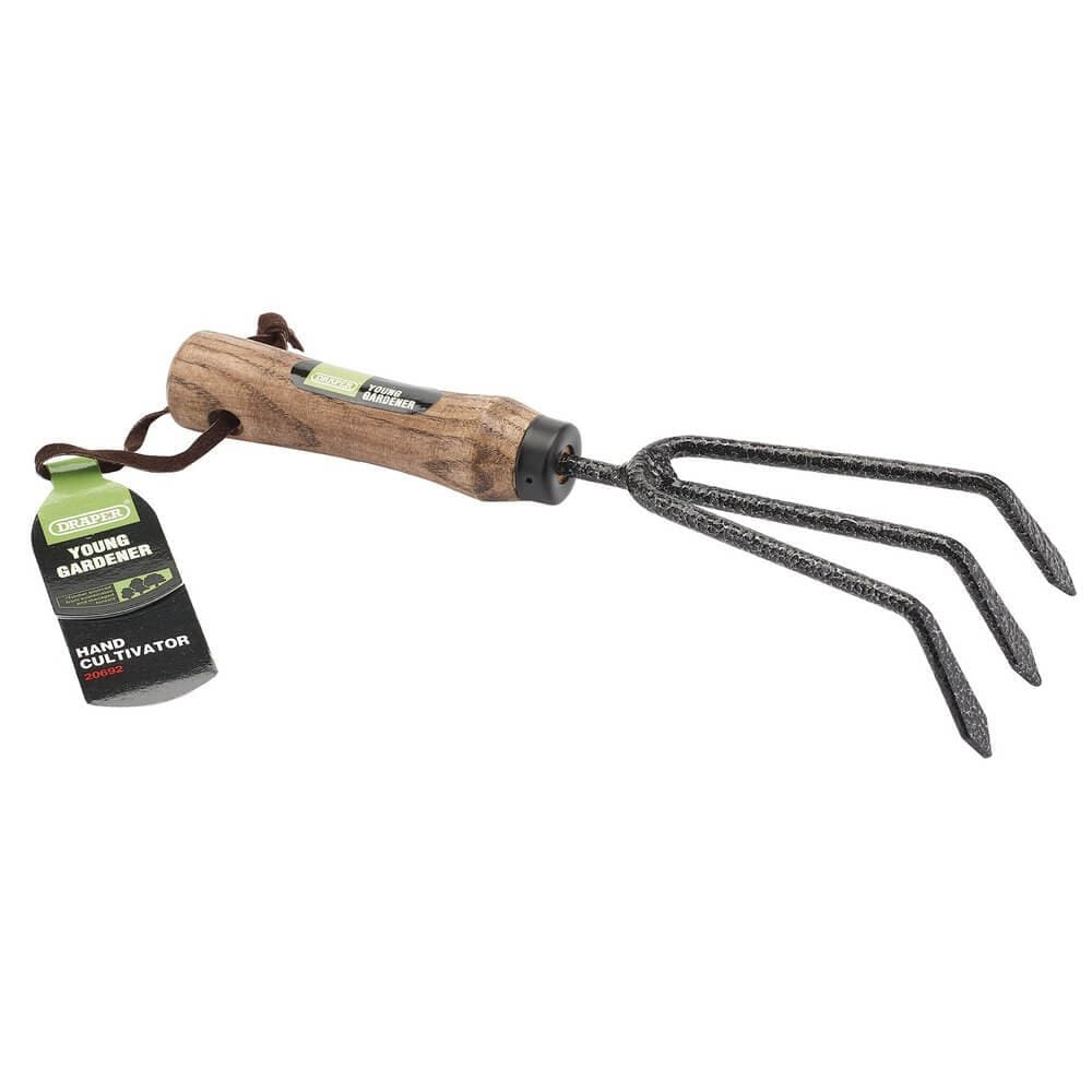 Draper 20692 Young Gardener Hand Cultivator With Ash Handle each
