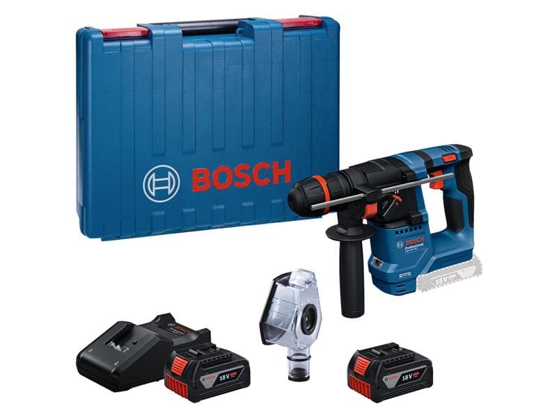 Bosch 0611927171 Pro Gbh 18V-18 X Onechuck Rotary Hammer 18V 2 X 5.0Ah Li-Ion