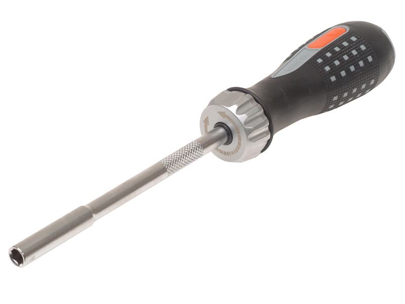 Bahco 808050 808050 Ratchet Screwdriver & 6 Bits