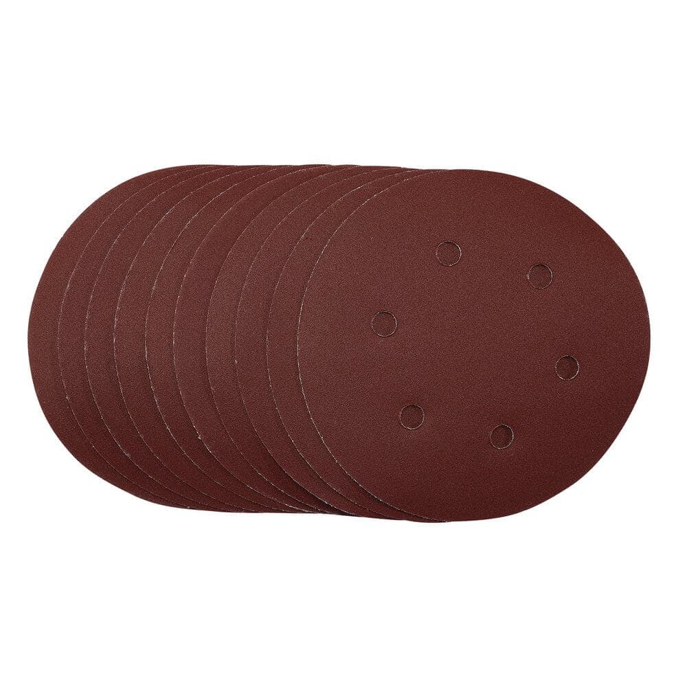 Draper 54991 Sanding Discs 150Mm Hook & Loop 240 Grit (Pack Of 10) each 10