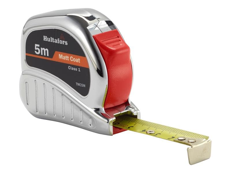 Hultafors 368103 Tm5M Chrome Tri-Matic Pocket Tape 5M (Width 19Mm)