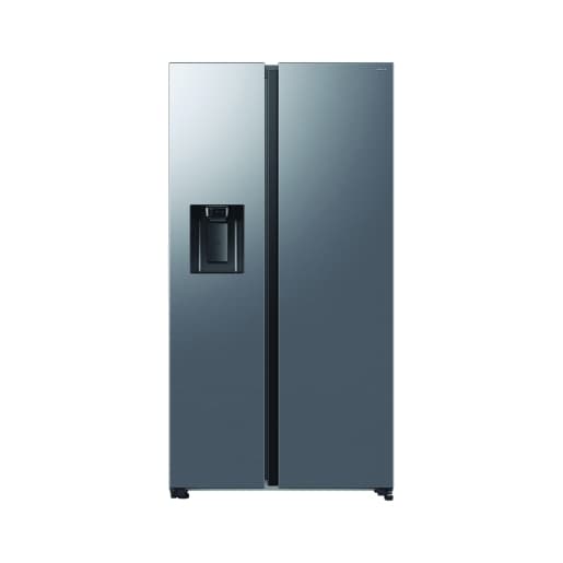 Samsung Bespoke Freestanding AI Side-By-Side Fridge Freezer Series 6 Stainless Steel - RS70F64KETEU