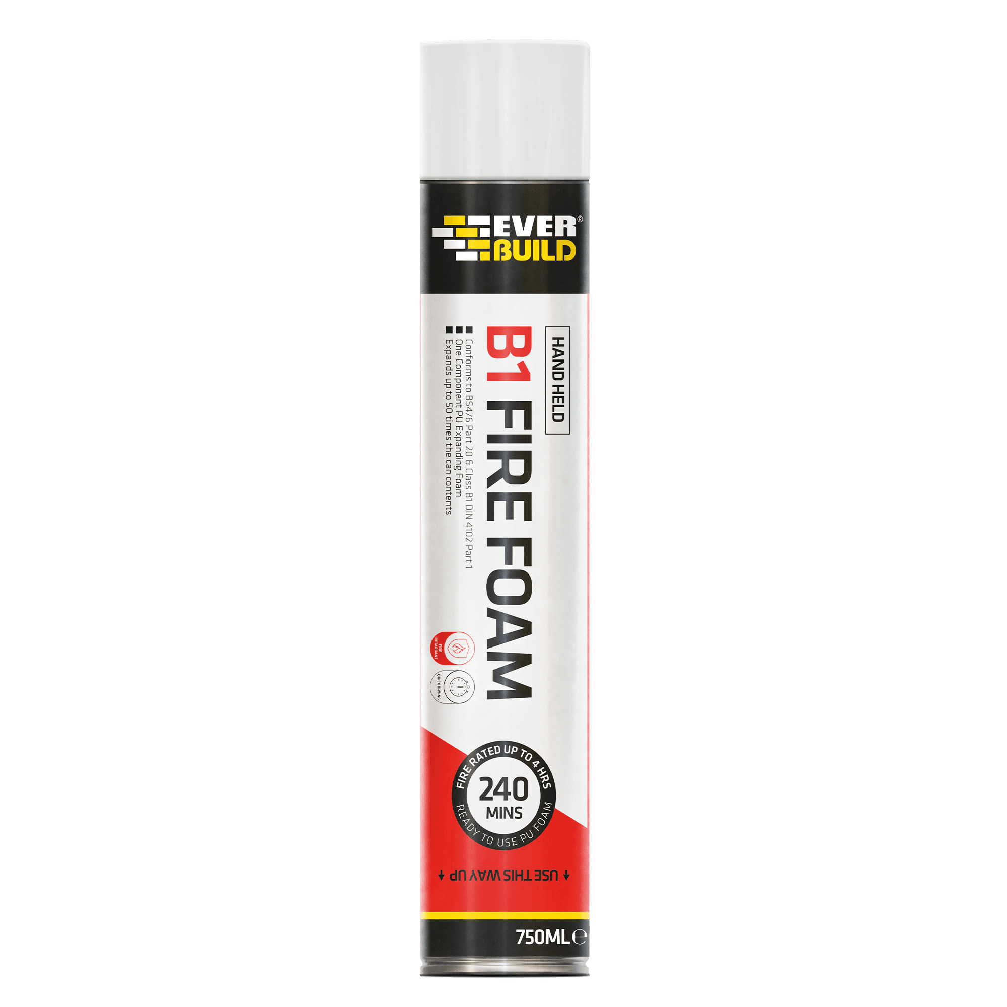 Everbuild B1 FireFoam Handheld 750 ML