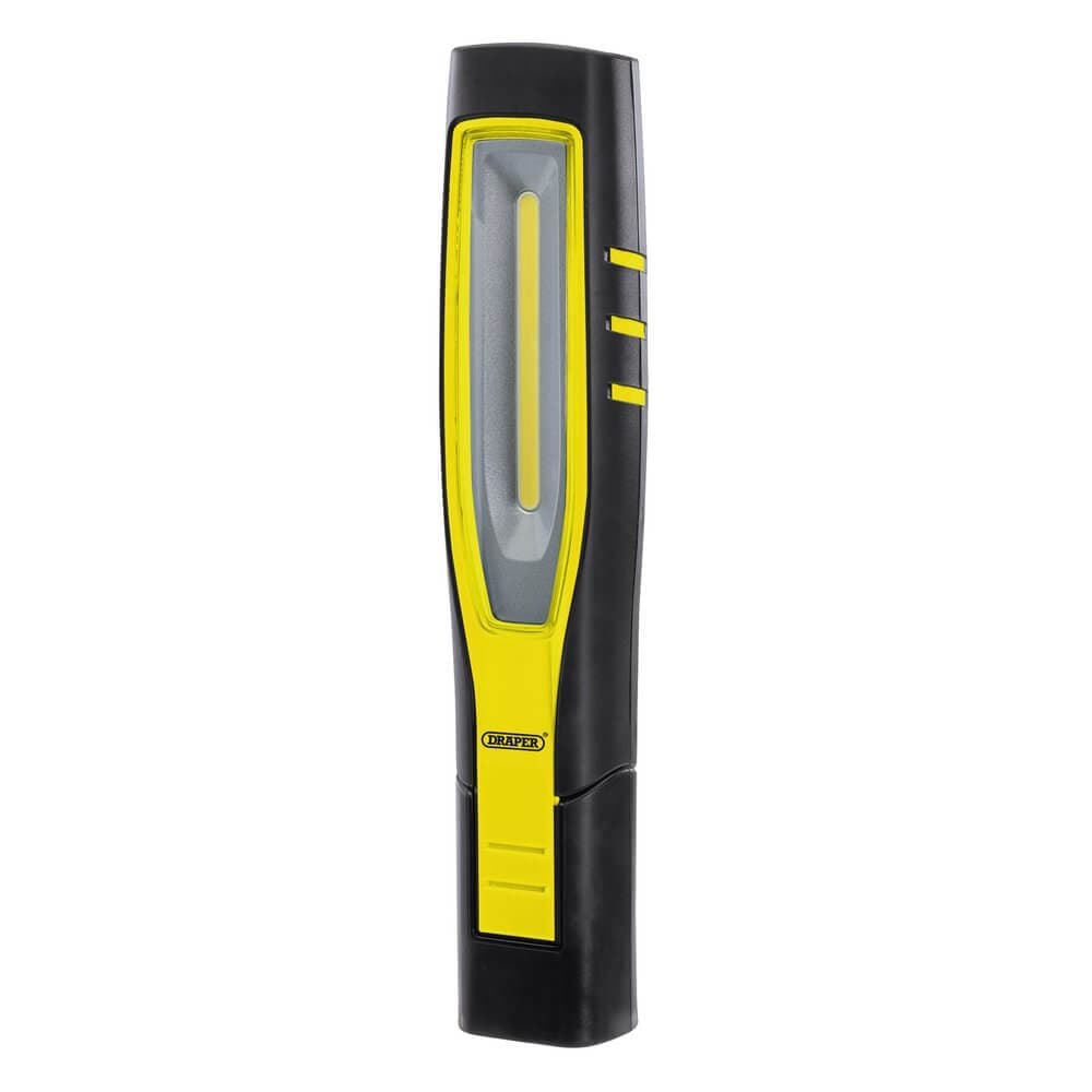 Draper 11762 Cob/Smd Led Rechargeable Inspection Lamp 7W 700 Lumens Yellow each 1