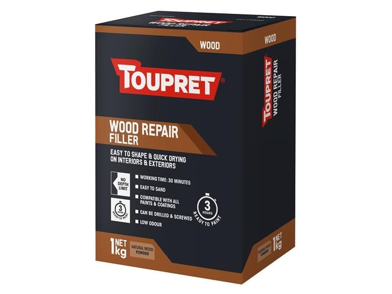 Toupret TTREPBO01GB Wood Repair Filler 1Kg