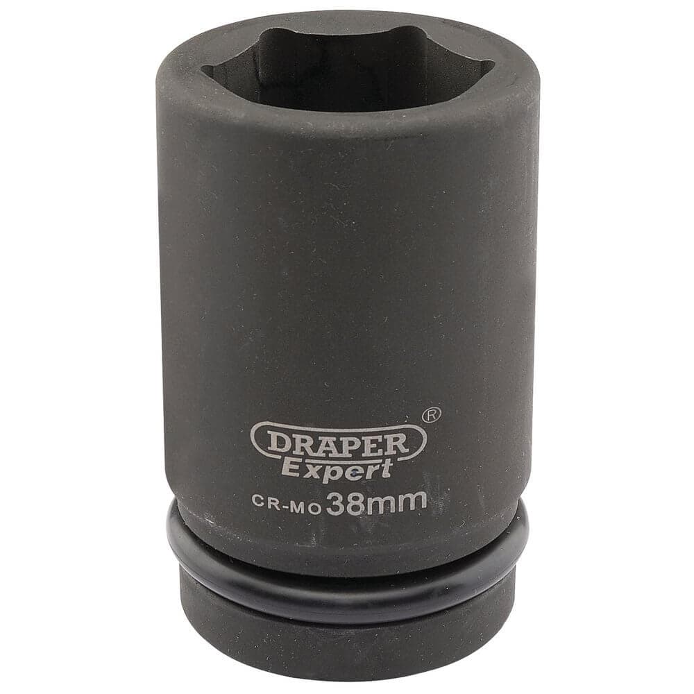 Draper Expert 05151 Expert Hi-Torq® 6 Point Deep Impact Socket 1in Sq. Dr. 38Mm each