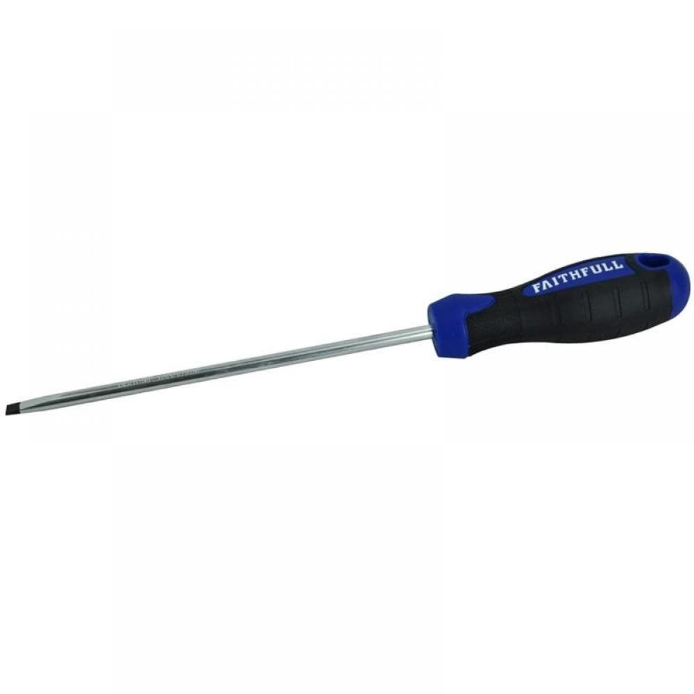 Faithfull Soft Grip Screwdriver Parallel Slotted Tip 5.5 X 150Mm