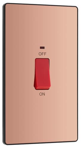 Nexus Metal Brushed Iridium Single Switched 13A Power Socket NBI21B-01