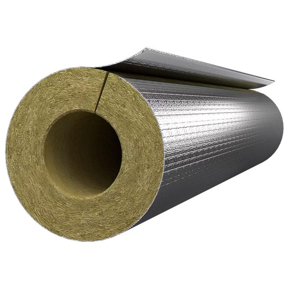 Rockwool Rocklap H&V 125358 Pipe Insulation 42mm Diameter x 1000mm x 30mm