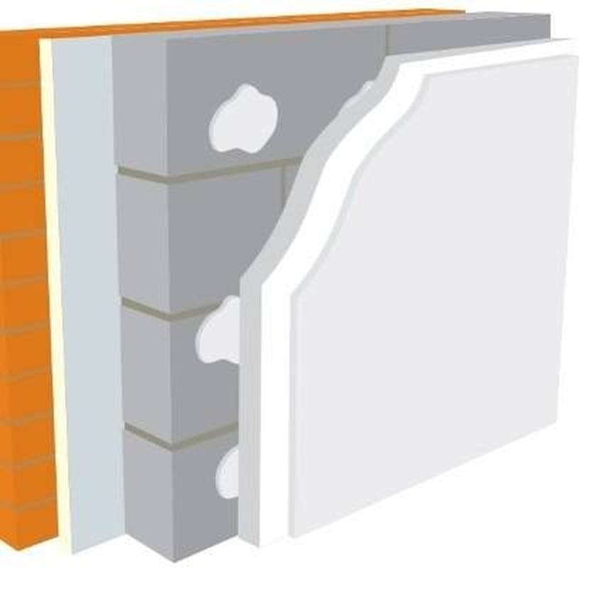 Warmline EPS Insulated Plasterboard Square Edge 2400mm x 1200mm x 30mm - Pallet of 33 | 95.04m2