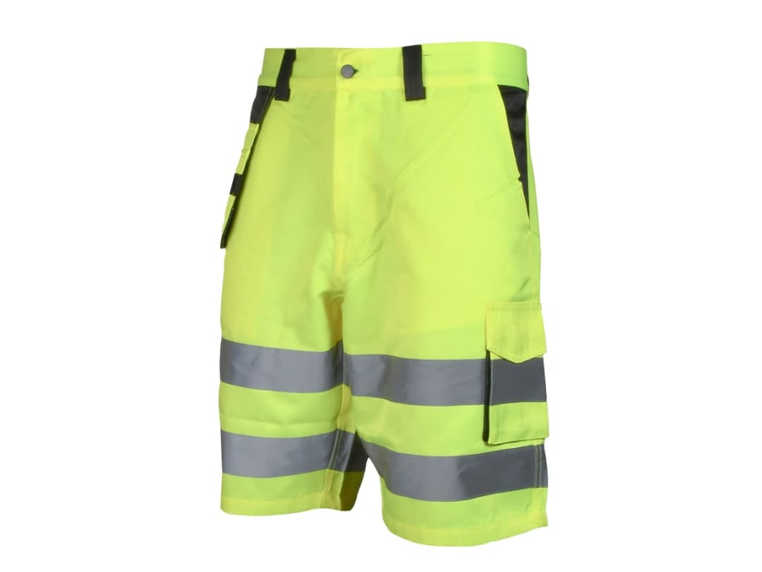 Scan Hi-Vis Holster Shorts Yellow - W34-36in SCAHVHSL