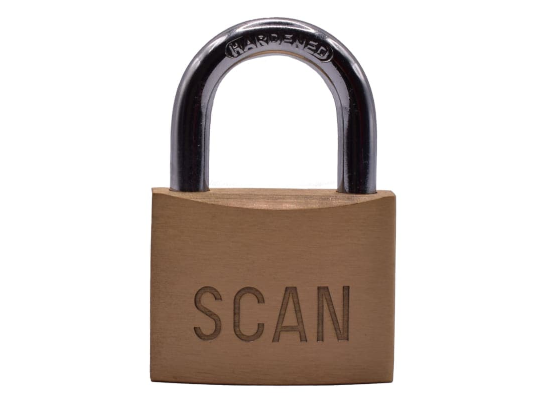 Scan Brass Padlock 50mm BC0450