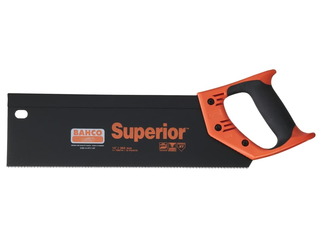 Bahco 3180-14-XT11-HP Superior Tenon Saw 350mm (14in) 11 TPI 3180-14-XT11-HP