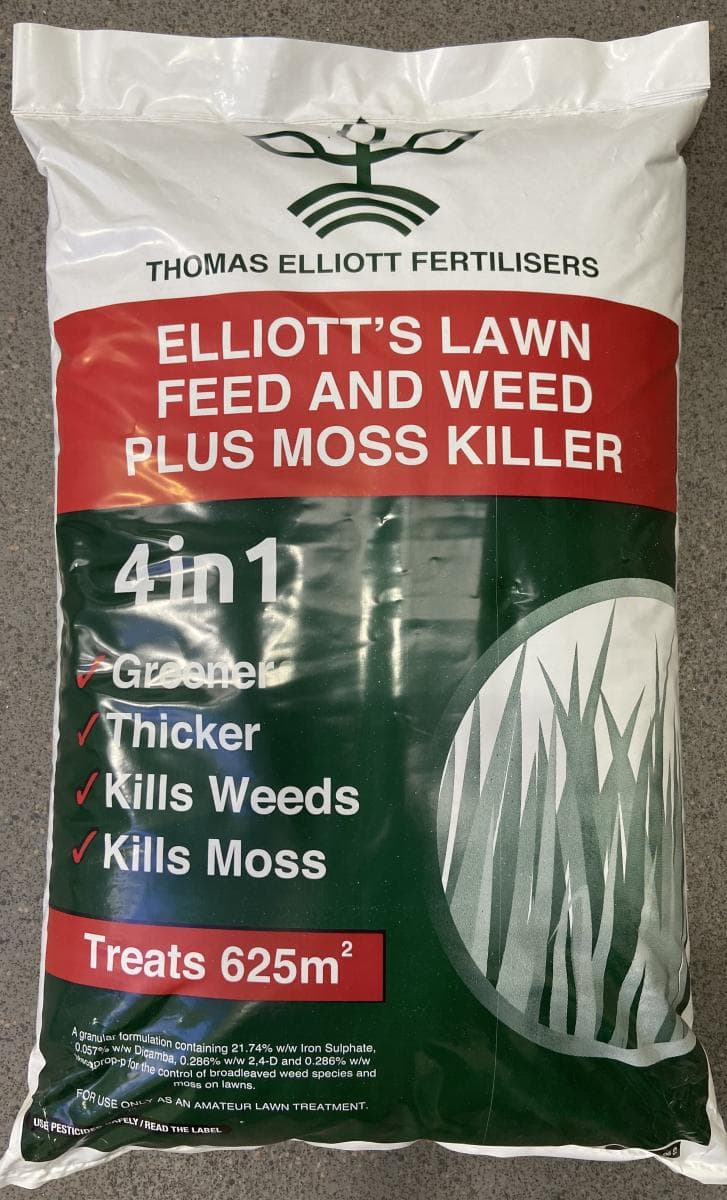 Thomas Elliot Weed Feed Moss Killer