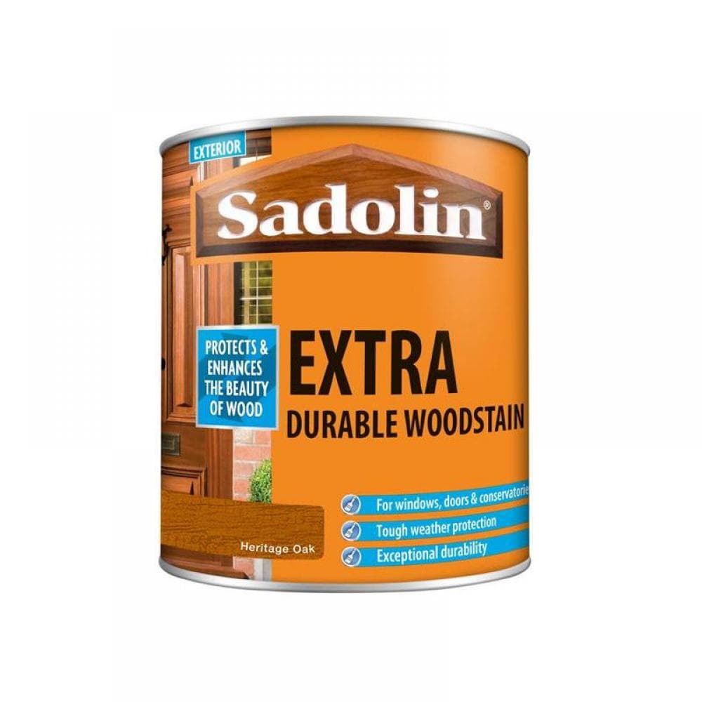Sadolin 5090982 Extra Durable Woodstain Heritage Oak 1 Litre