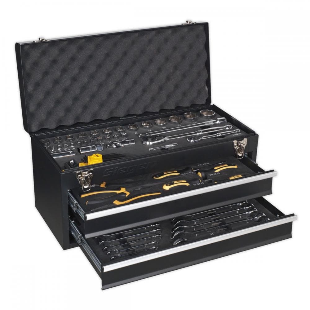 Sealey S01055 Portable Tool Chest 2 Drawer With 90Pc Tool Kit