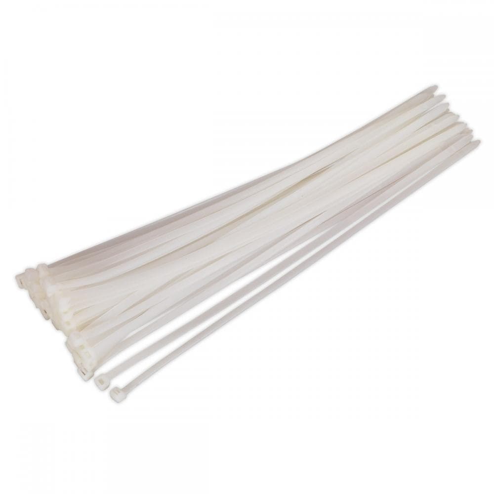 Sealey CT45076P50W Cable Tie 450 X 7.6Mm White Pack Of 50
