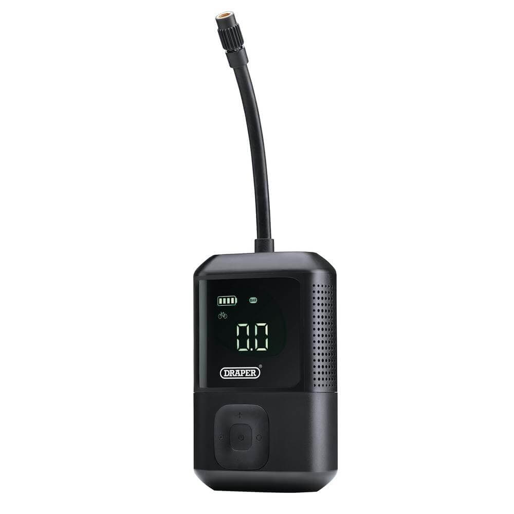 Draper 7.4V Compact Digital Air Compressor Pk 1 23630