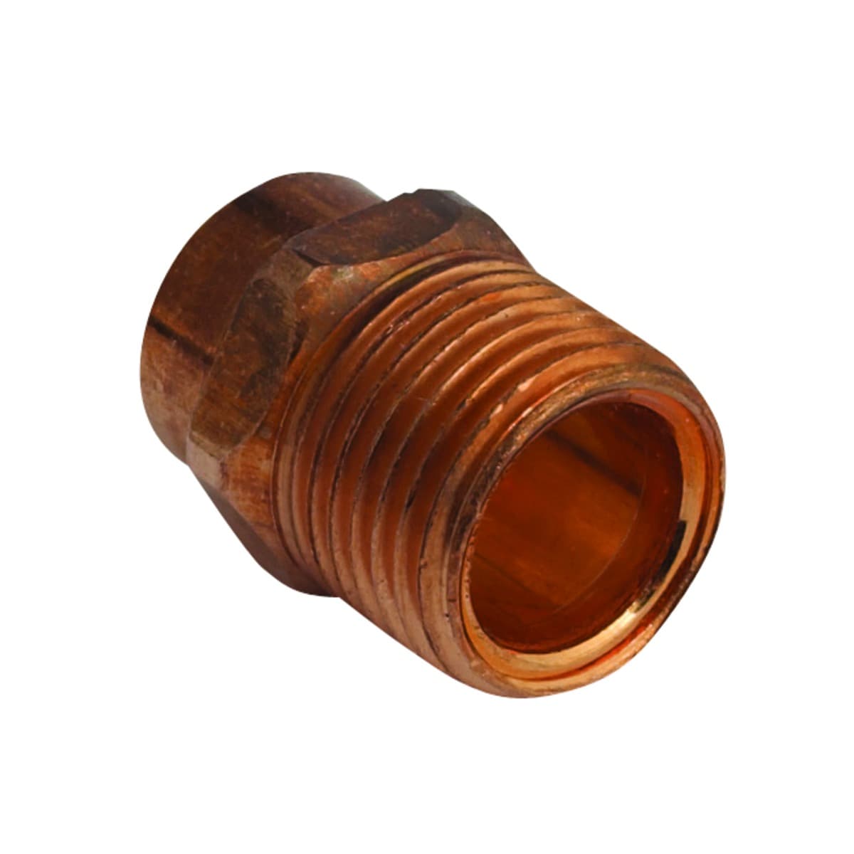 Straight End Feed Straight Adaptor Male 15mm x 1/2in
