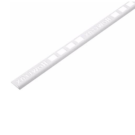 Homelux Tile Trim 2.44m x 9mm White HTRT9