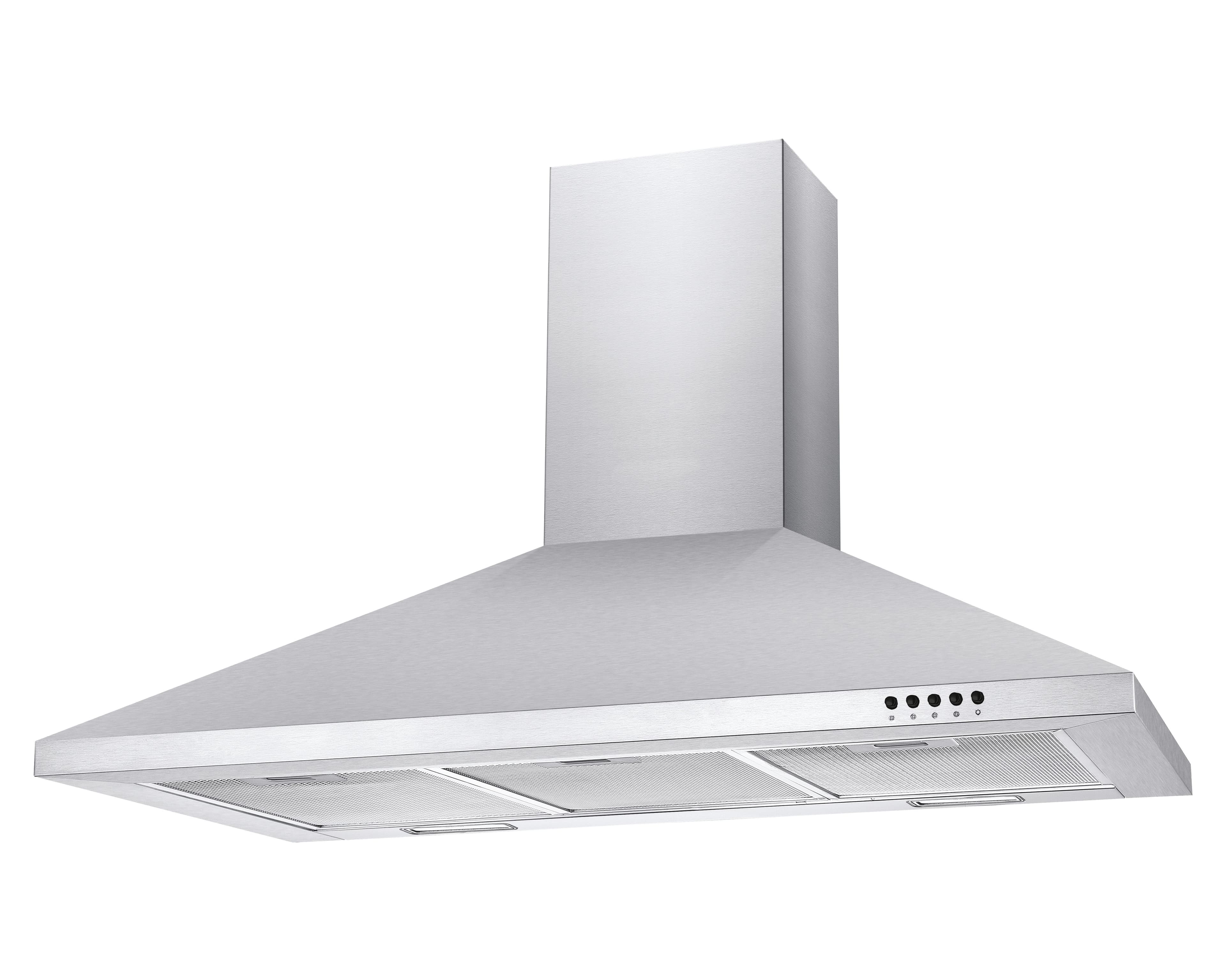 Benchmarx Candy Stainless Steel Unbranded LED Chimney Hood, 90cm - 36901654