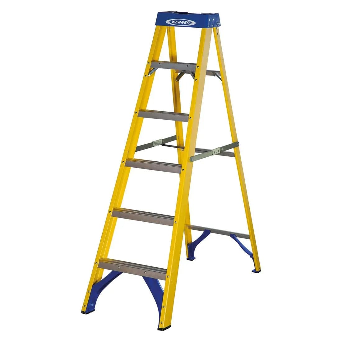 Werner 6 Tread Fibreglass Swingback Steps En131