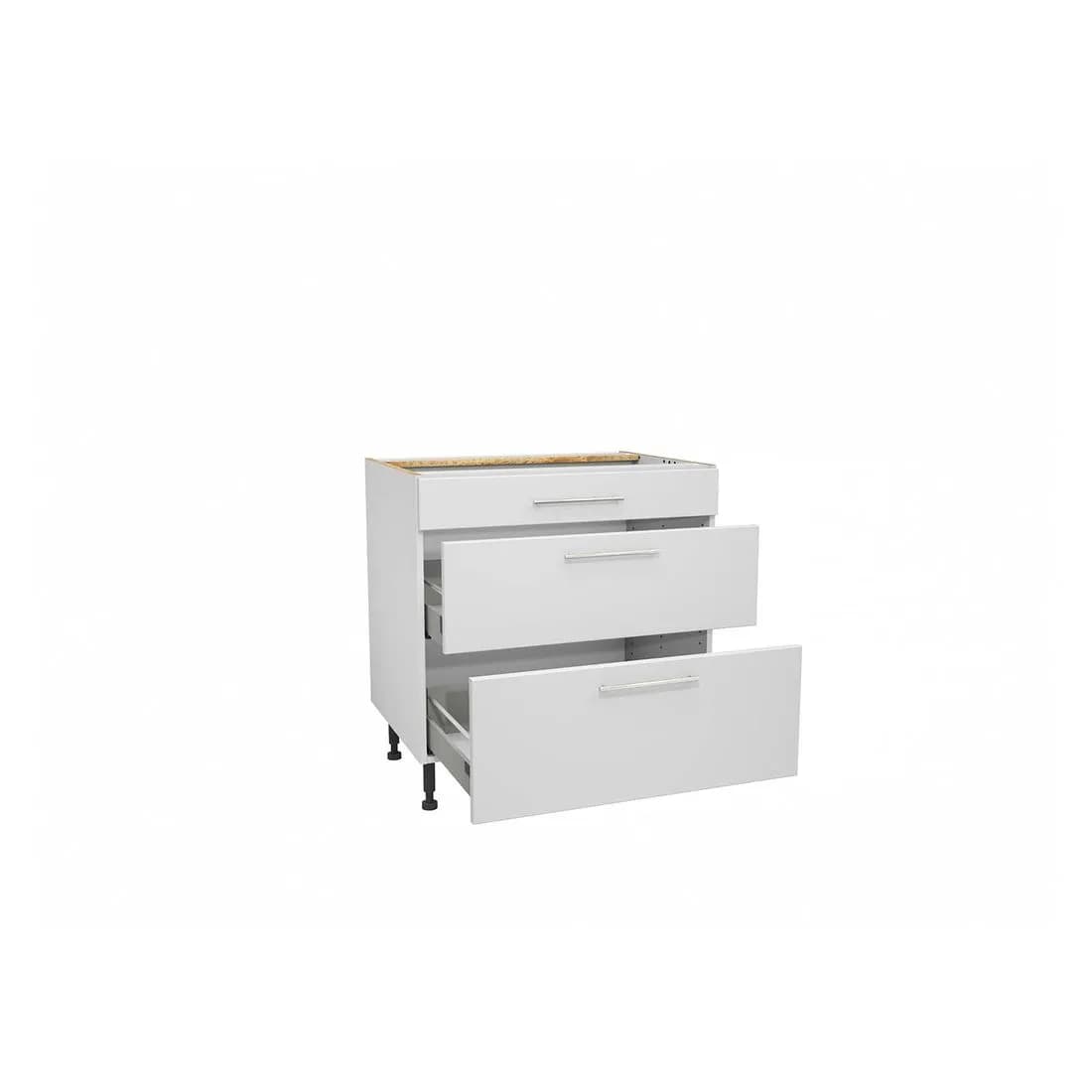 Paris White 800Mm Drawer Pack 1 Of 2