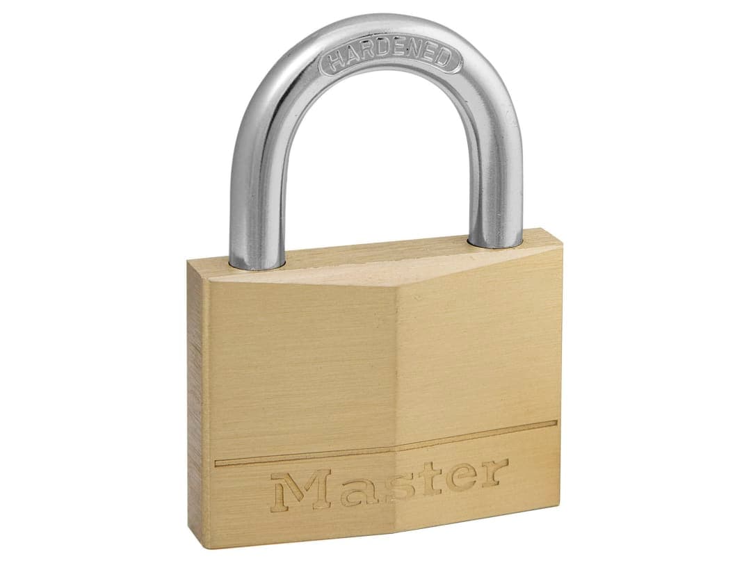 Master Lock Solid Brass 50mm Padlock 5-Pin 150EURD