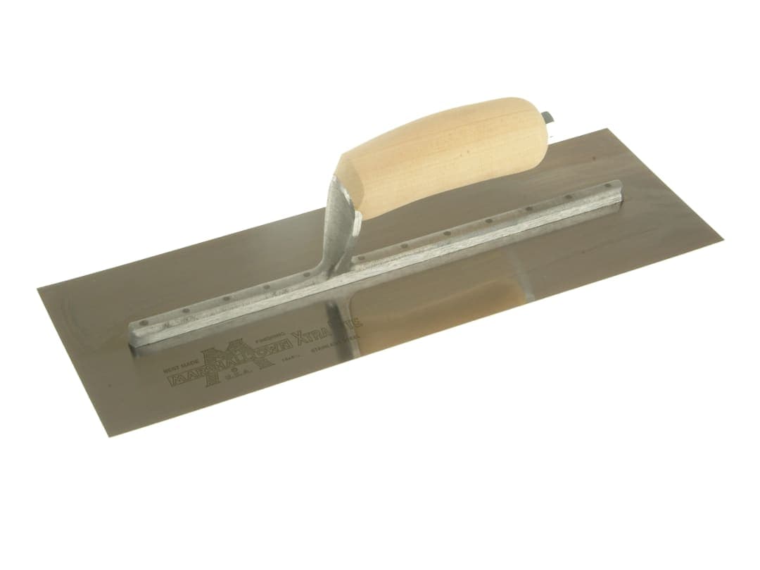 Marshalltown MXS73SS Cement Trowel Stainless Steel Wooden Handle 14 x 4.3/4in MXS73SS